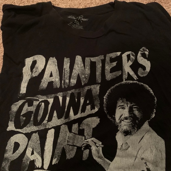 Tops - Bob Ross T-shirt